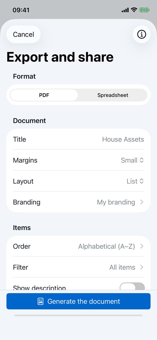 Retinelle app screenshot